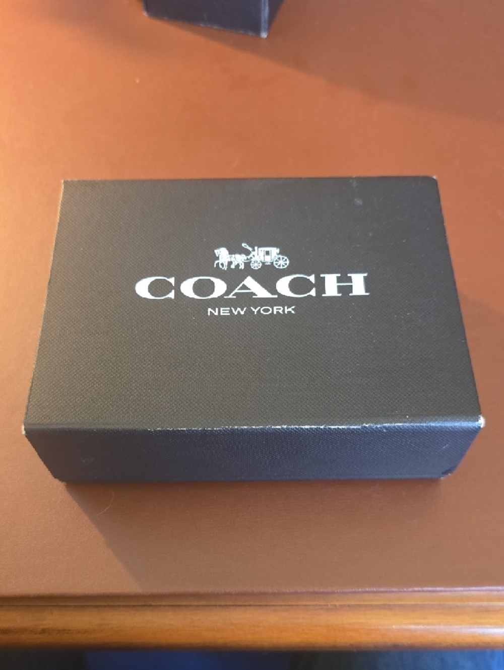 Coach Gold-Tone and Maroon Leather Horsebit Charm Bracelet - Picture 5 of 5